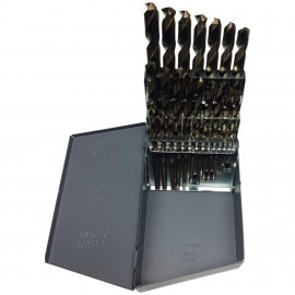 Drill America D/A29S-CO-SET Screw Machine Drill Bit Set, cobalt, 29-piece