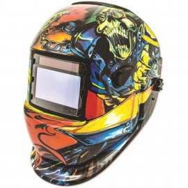 Titan 41289 ADF Welding Helmet, DIN 9 to 13, skull/anvil