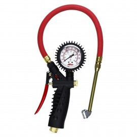 Milton S-576A Analog Inflator Gauge, 0 to 160 psi, 15" hose