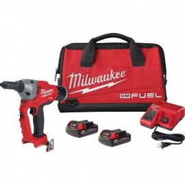 Milwaukee 2660-22CT Blind Rivet Tool Kit, ¼", 18 V