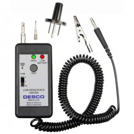 DESCO 19249 Low Resistance Tester, 1/2/10 &Omega;
