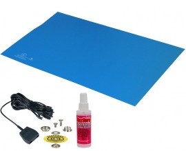 DESCO 66428 Statfree T2 Mat, 0.06 x 24 x 48", blue