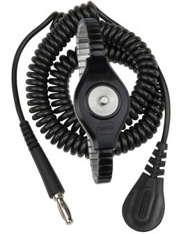 DESCO 09082 Ultra-Light Adjustable Metal Expansion Wrist Strap, 0.16"