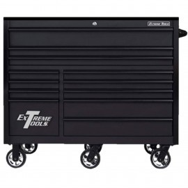 Extreme Tools RX Series Roller Cabinet, 55", matte black/black