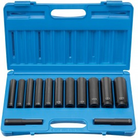 Grey Pneumatic 1313XD Extra-Deep Length Fractional Socket Set, ½" drive, 13-piece