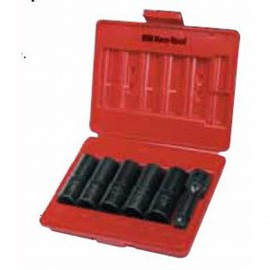 Ken-Tool 30112 Socket Set, 6-piece, ½" drive