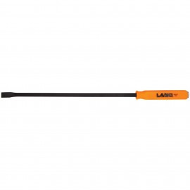 Lang Tools 853-25 Curved Pry Bar, 25", strike handle