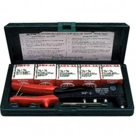 Marson 39001 Hand Rivet Gun Kit with HP-2 tool and 200 rivets