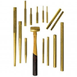 Mayhew Tools 61369 Brass Set, 15-Piece, non-sparking