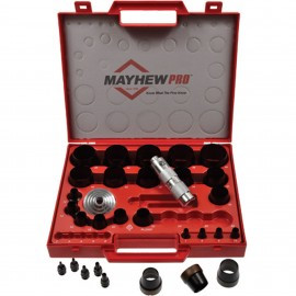 Mayhew Tools 66006 Hollow Punch Set, Metric, 31-piece