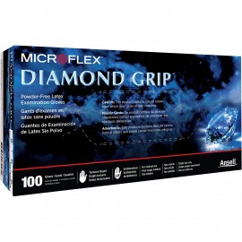 Microflex MF-300-L-CASE Diamond Grip Gloves, powder-free, large