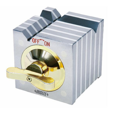 Insize 6539-100 Magnetic Square With V Groove, 4X4X4" Insize 6539-100 Magnetic Square With V Groove, 4X4X4"