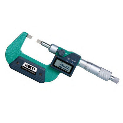 Insize 3532-150A Electronic Blade Micrometer, 125-150Mm/5-6", 0.001Mm/.00005", Type A