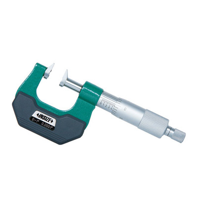Insize 3283-4 Jaw Type Micrometer, 3-4", Graduation .0001" Insize 3283-4 Jaw Type Micrometer, 3-4", Graduation .0001"