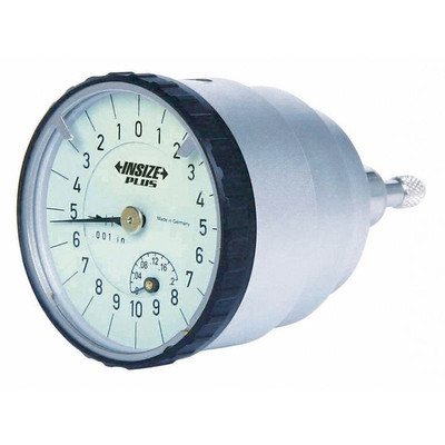 Insize 2833-02 Back Plunger Type Dial Indicator, .2 ", Graduation .001"