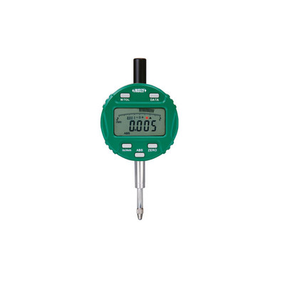 Insize 2138-10Fe Electronic Indicator (With Transmit Button And Light), .5"/12.7Mm, Graduation .00005"/0.001Mm, Flat Back Insize 2138-10Fe Electronic Indicator (With Transmit Button And Light), .5"/12.7Mm, Graduation .00005"/0.001Mm, Flat Back