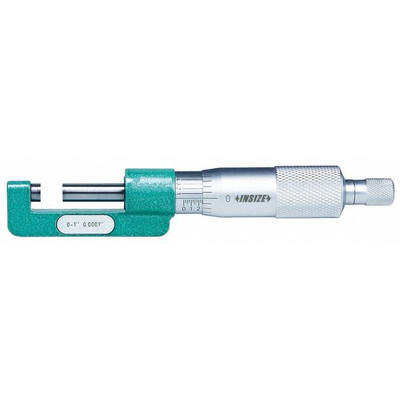 Insize 3292-4 Hub Micrometer, 3-4", Graduation .0001"
