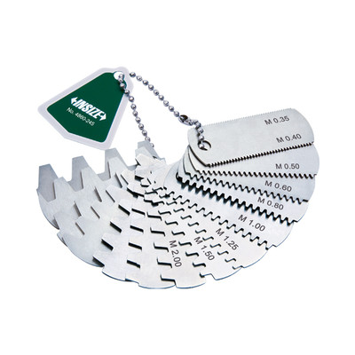 Insize 4860-280 Gear Tooth Pitch Gage, Range 6-80, Pressure Angle 20 Insize 4860-280 Gear Tooth Pitch Gage, Range 6-80, Pressure Angle 20