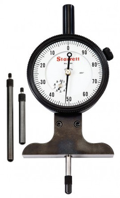 Starrett 644JZ Dial Depth Gauge, 0 to 3" range, 0 to 100 dial Starrett 644JZ Dial Depth Gauge, 0 to 3" range, 0 to 100 dial