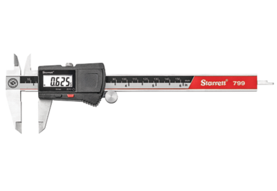 Starrett EC799B-6/150 W/SLC Electronic Caliper with output and standard letter of certification, 0 to 6"