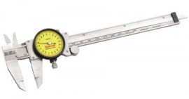 Starrett 120AM-150 Dial Caliper, hardened stainless steel, 0 to 150"