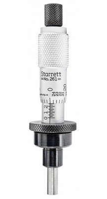 Starrett 261L Plain Thimble Micrometer Head, 0 to 1.5", 0.001" graduation Starrett 261L Plain Thimble Micrometer Head, 0 to 1.5", 0.001" graduation