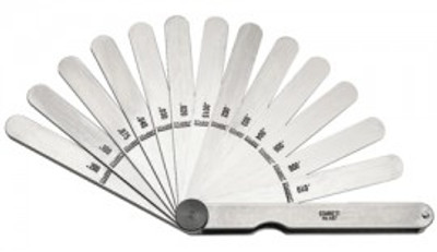 Starrett 467 English Thickness Gauge, .0015 to .200"