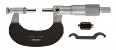 Mitutoyo 104-171 Outside Micrometer Interchangeable Anvil, 0 to 50 mm Mitutoyo 104-171 Outside Micrometer Interchangeable Anvil, 0 to 50 mm
