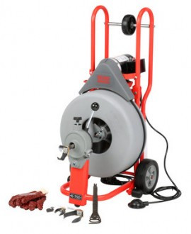 RIDGID 42012 K-750 Drum Machine with C-27 Cable