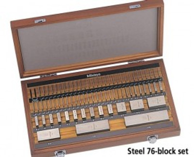 Mitutoyo 516-452-26 Metric Gauge Block Square Steel Set, Grade-As-2 Mitutoyo 516-452-26 Metric Gauge Block Square Steel Set, Grade-As-2