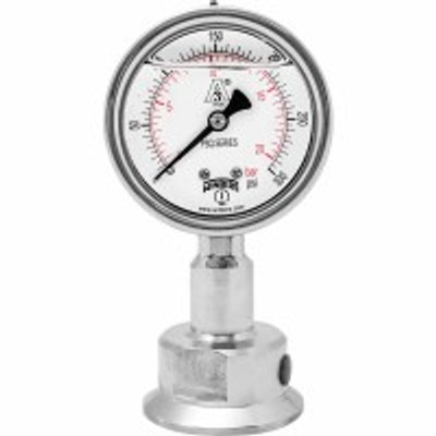 Winters PSQ20798B, 3A 2.5" DIAL 2" BK SEAL, 30/0/30 PSI/BAR, ALL-PURPOSE QUALITY SANITARY GAUGE Winters PSQ20798B, 3A 2.5" DIAL 2" BK SEAL, 30/0/30 PSI/BAR, ALL-PURPOSE QUALITY SANITARY GAUGE