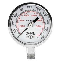 Winters PFP1046R1, SS 4" 30"/0/60 PSI 1/2" NPT BTM, PREMIUM SS GAUGE