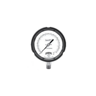 Winters PPC5130ZR, 30"-0-15 PSI/KPA 1/4" NPT ST/ST, STABILIZR(tm) PROCESS GAUGE