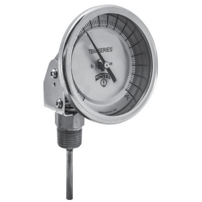 Winters TBM62060, 6" DIAL, 6" STEM, VARI-ANGLE THERM, Winters TBM62060, 6" DIAL, 6" STEM, VARI-ANGLE BI-METAL THERMOMETER