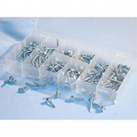 ATD Tools 349 Self-Drilling Screw Assortment, hex washer head, 200-piece