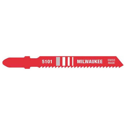 Milwaukee 48-42-5101 3" X 14 TPI, High Speed Steel Jig Saw Blades, 5-Pack
