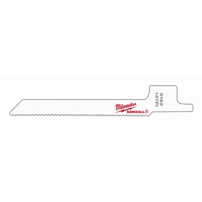 Milwaukee 48-00-5162 3-5/8" x 14TPI Bi-Metal Super Sawzall Blade