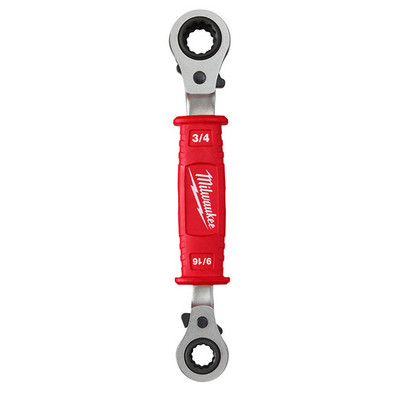 Milwaukee 48-22-9212 Linemans 4-in-1 Insulated Ratcheting Box Wrench Milwaukee 48-22-9212 Linemans 4-in-1 Insulated Ratcheting Box Wrench