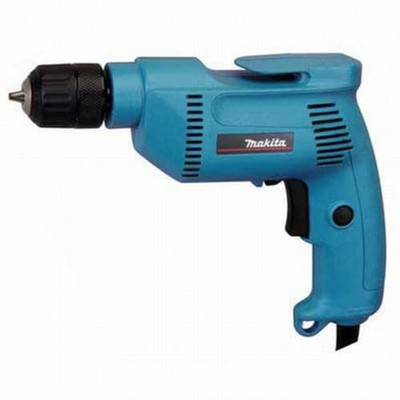 Makita 6408K 3/8" Drill, 4.9 AMP, 0-2,500 RPM, var. spd., reversible, keyless, case Makita 6408K 3/8" Drill, 4.9 AMP, 0-2,500 RPM, var. spd., reversible, keyless, case