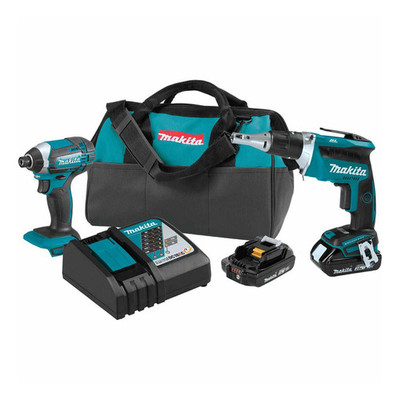 Makita XT262R 18V LXT Li-Ion Compact Cordless 2-Piece Combo Kit 2.0 Ah Makita XT262R 18V LXT Li-Ion Compact Cordless 2-Piece Combo Kit 2.0 Ah