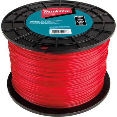 Makita T-03464 Round Trimmer Line, 0.105", Red, 1,150, 5 lbs.