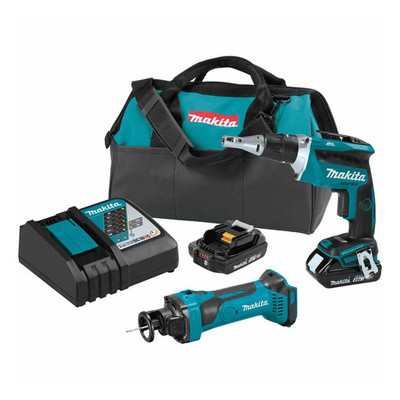 Makita XT255R 18V LXT Li-Ion Compact Cordless 2-Piece Combo Kit 2.0 Ah Makita XT255R 18V LXT Li-Ion Compact Cordless 2-Piece Combo Kit 2.0 Ah