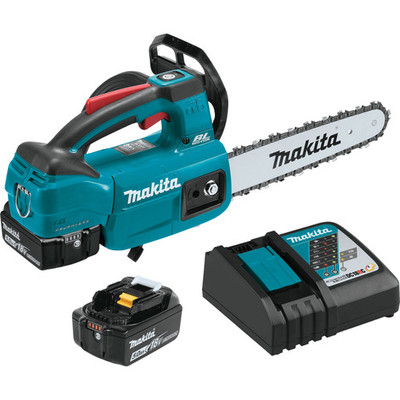 Makita XCU06T 18V LXT Lithium-Ion Brushless 10" Top Handle Chain Saw Kit Makita XCU06T 18V LXT Lithium-Ion Brushless 10" Top Handle Chain Saw Kit