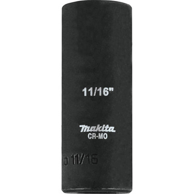 Makita A-99596 11/16" Deep Well Impact Socket, 3/8" Drive Makita A-99596 11/16" Deep Well Impact Socket, 3/8" Drive