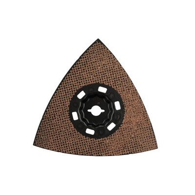 Makita E-08654 StarlockMax Oscillating Multi-Tool 4-1/2" Tungsten Carbide 60 Grit Delta Triangle Sanding Pad Makita E-08654 StarlockMax Oscillating Multi-Tool 4-1/2" Tungsten Carbide 60 Grit Delta Triangle Sanding Pad