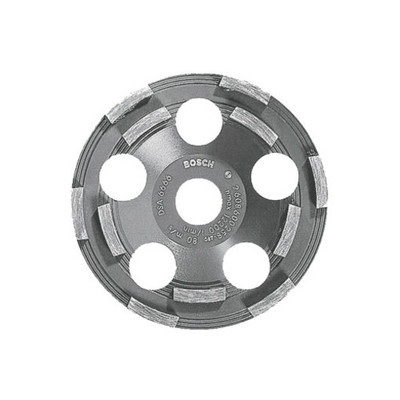 Bosch DC500 5" Double Row Segmented Diamond Cup Wheel for Coating Removal Bosch DC500 5" Double Row Segmented Diamond Cup Wheel for Coating Removal