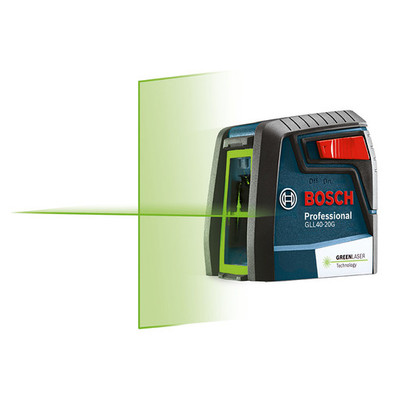 Bosch GLL40-20G Green-Beam Self-Leveling Cross-Line Laser Bosch GLL40-20G Green-Beam Self-Leveling Cross-Line Laser