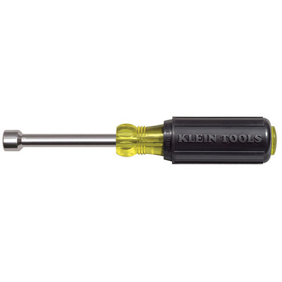 Klein Tools 630-7/16M 7/16" Magnetic Tip Nut Driver 3" Shaft Klein Tools 630-7/16M 7/16" Magnetic Tip Nut Driver 3" Shaft