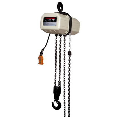 Jet 530200 5SS-3C-20, 5-Ton Electric Chain Hoist 3-Phase 20' lift