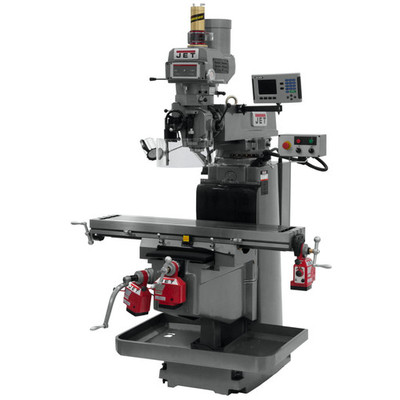 Jet 698060 JTM-1254VS Vertical Mill with 200S 3X-K, X/Y/Z PFD, APDB